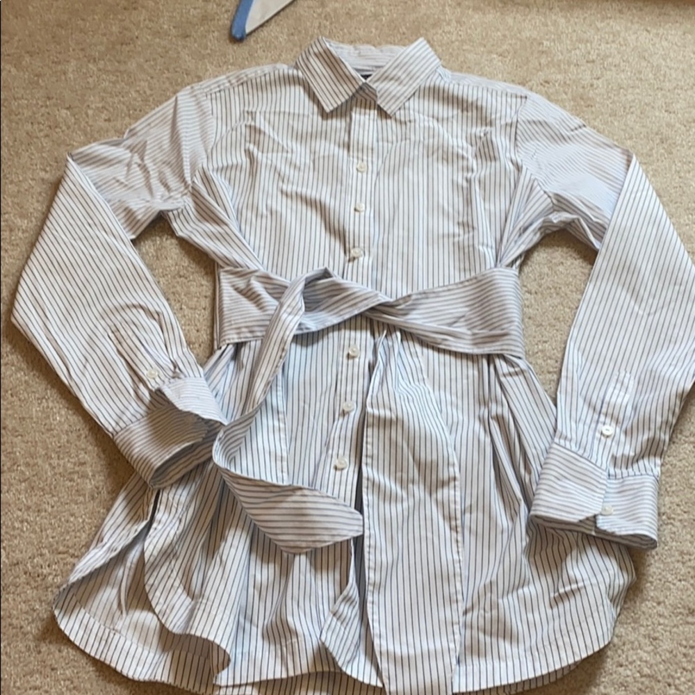 banana republic parker tunic with tied belt